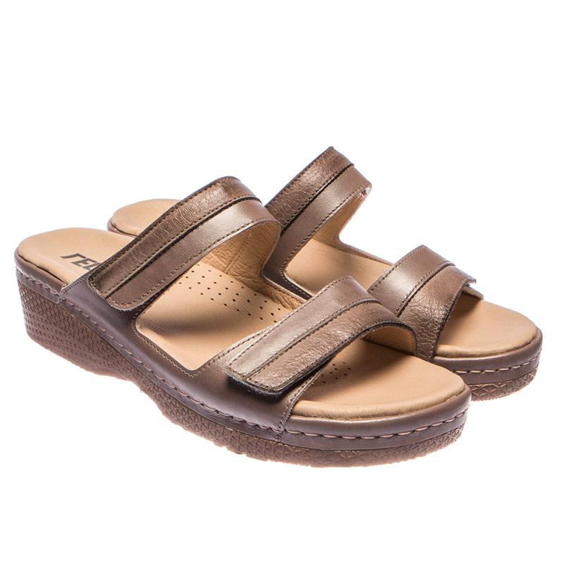 Сабо Leon женские 410 серые