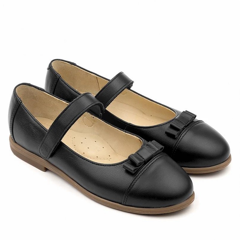 Туфли Тапибу для девочек FT-25012.19-OL01O.02 черные