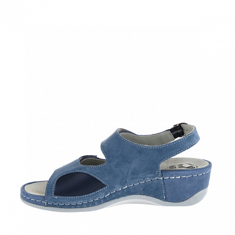 Сандалии Mubb женские 766-24-8 синие джинсовые. Изображение 5 из 5