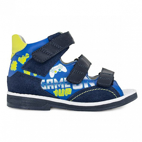 Сандали ортопедические Ортобум для мальчиков 27057-01 темно-синий бриз. Изображение 2 из 6