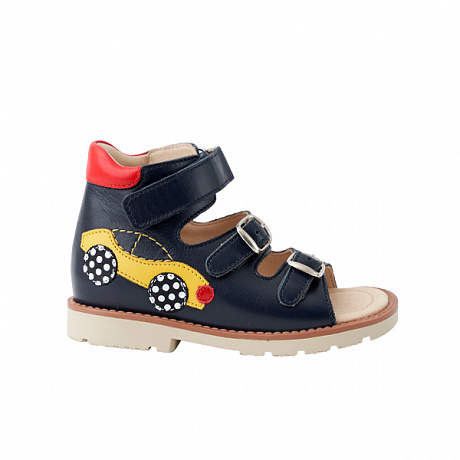 Сандали ортопедические Мега Ортопедик для мальчиков 051 46 28-23 синие. Изображение 2 из 4