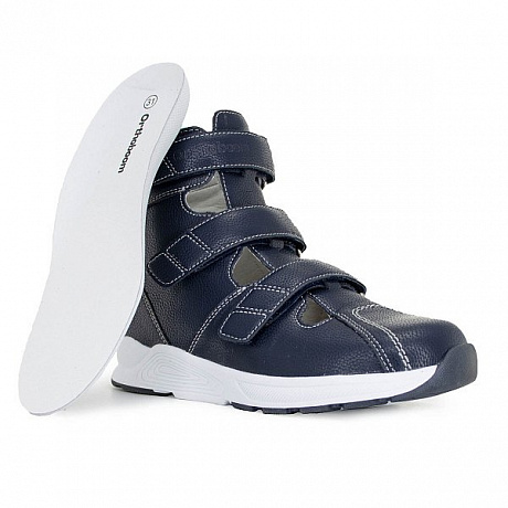 Сандали ортопедические Ортобум для мальчиков 81597-32 темный кобальт. Изображение 4 из 6