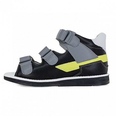 Сандали ортопедические Ортобум для мальчиков 27057-02 графитовый шторм. Изображение 5 из 6